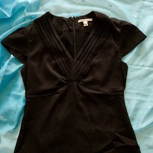Cap sleeve Banana Republic top, black